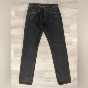 Rick Owens SLAB Dark Brown Denim Pants Size 30